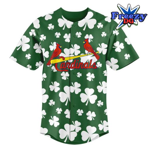 St. Louis Cardinals Halfway to St. Patricks Baseball Jersey