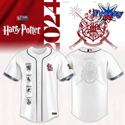 St. Louis Cardinals Harry Potter Hogwarts Baseball Jersey