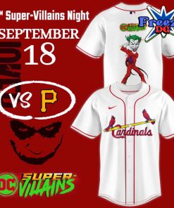 St. Louis Cardinals x DC Super-Villains Night Baseball Jersey