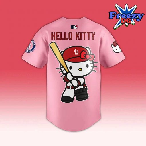 St. Louis Cardinals x Hello Kitty 50th Anniversary Baseball Jersey