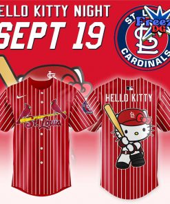 St. Louis Cardinals x Hello Kitty Night 2024 Red Baseball Jersey