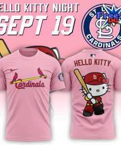 St. Louis Cardinals x Hello Kitty Night 2024 T-Shirt