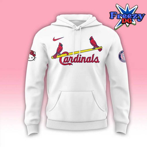 St. Louis Cardinals x Hello Kitty Night 2024 White Hoodie