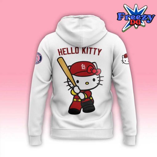 St. Louis Cardinals x Hello Kitty Night 2024 White Hoodie