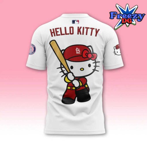 St. Louis Cardinals x Hello Kitty Night 2024 White T-Shirt