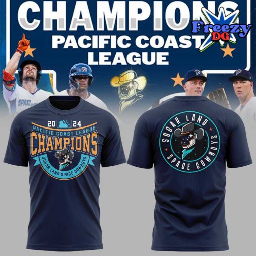 Sugar Land Space Cowboys Pacific Coast League 2024 T-Shirt