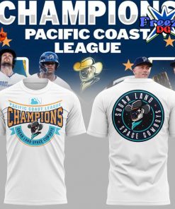 Sugar Land Space Cowboys Pacific Coast League 2024 White T-Shirt