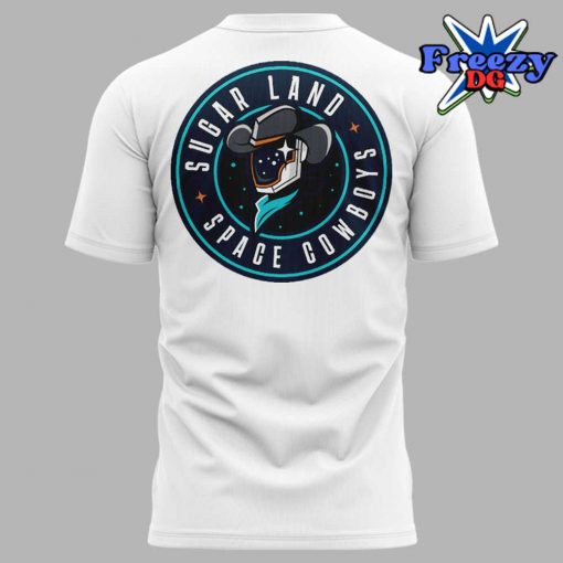 Sugar Land Space Cowboys Pacific Coast League 2024 White T-Shirt