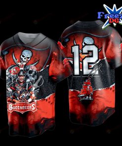 Tampa Bay Buccaneers 12 Legend Baseball Jersey