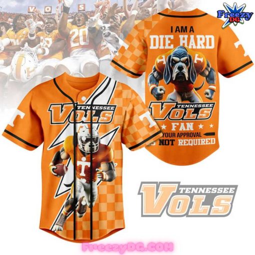 Tennessee Vols DieHard Fan Edition Baseball Jersey