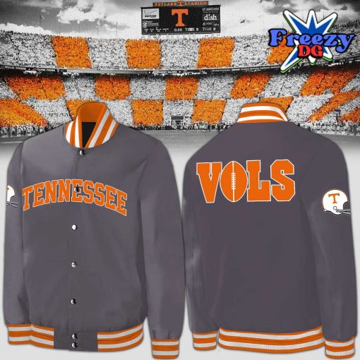 Tennessee Volunteers Football Smokey Grey Bomber Jacket