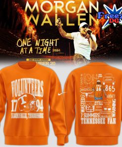 Tennessee Volunteers x Morgan Wallen 2024 Orange Sweatshirt