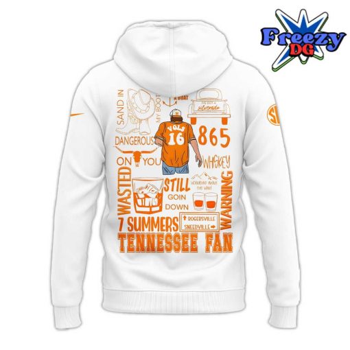 Tennessee Volunteers x Morgan Wallen 2024 White Hoodie