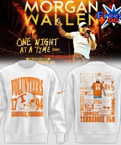 Tennessee Volunteers x Morgan Wallen 2024 White Sweatshirt