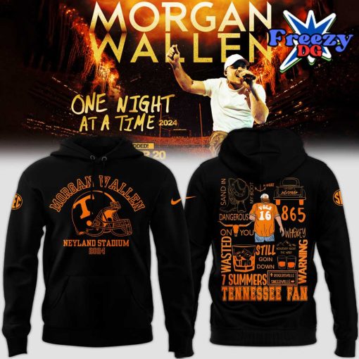 Tennessee x Morgan Wallen Neyland Stadium 2024 Black Sweatshirt