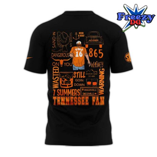 Tennessee x Morgan Wallen Neyland Stadium 2024 Black T-Shirt