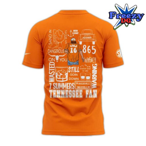 Tennessee x Morgan Wallen Neyland Stadium 2024 Orange T-Shirt