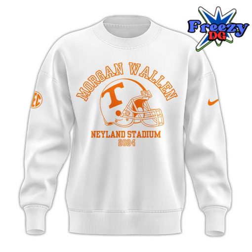 Tennessee x Morgan Wallen Neyland Stadium 2024 White Sweatshirt