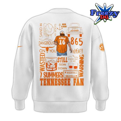 Tennessee x Morgan Wallen Neyland Stadium 2024 White Sweatshirt