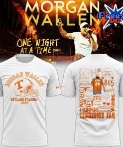 Tennessee x Morgan Wallen Neyland Stadium 2024 White T-Shirt