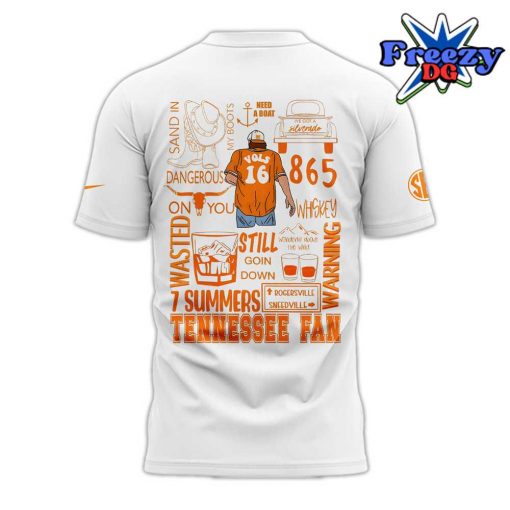 Tennessee x Morgan Wallen Neyland Stadium 2024 White T-Shirt