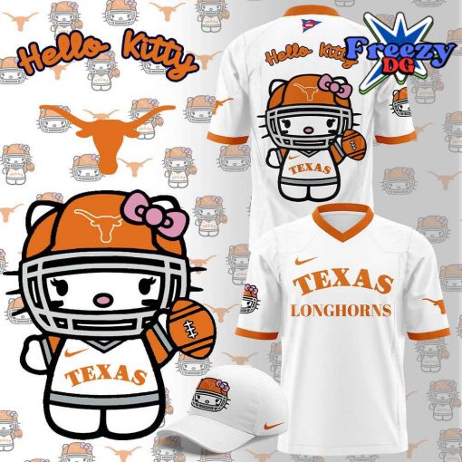 Texas Longhorns Hello Kitty Night 2024 White T-Shirt