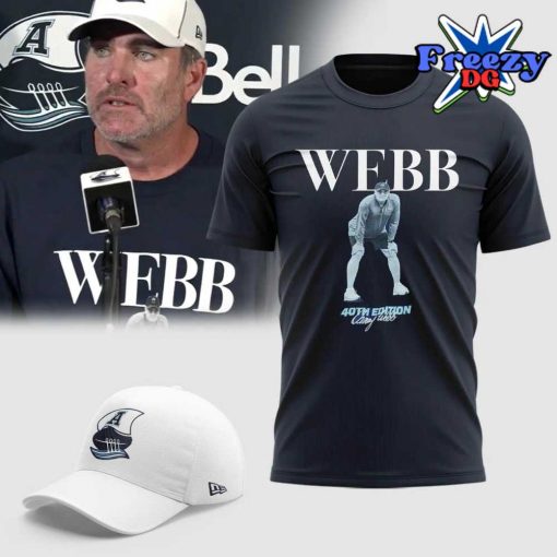 Toronto Argonauts Danny Webb 40th Edition T-Shirt