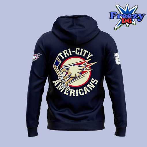 Tri-City Americans Hockey 2024 Navy Hoodie