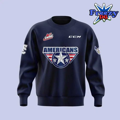 Tri-City Americans Hockey 2024 Navy Sweatshirt