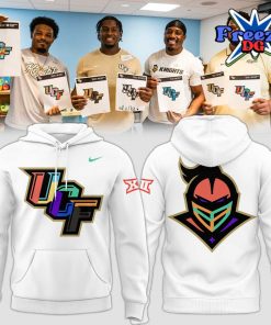 UCF Knights Big XII Colorwave White Hoodie