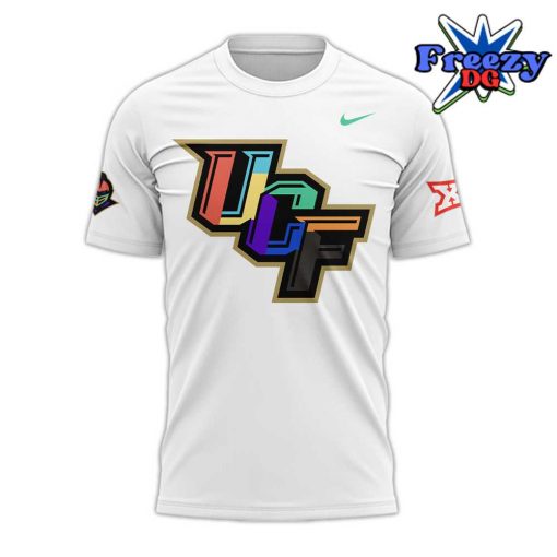 UCF Knights Big XII Colorwave White T-Shirt