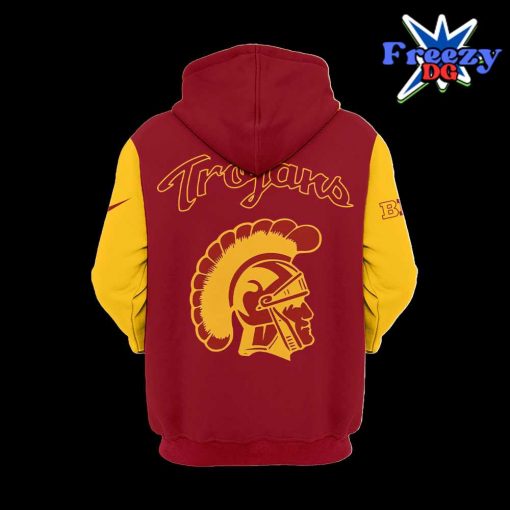 USC Trojans Big Ten 2024 Red & Gold Hoodie