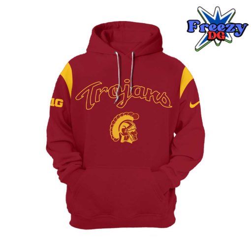 USC Trojans Big Ten 2024 Red Hoodie