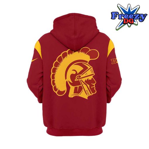 USC Trojans Big Ten 2024 Red Hoodie