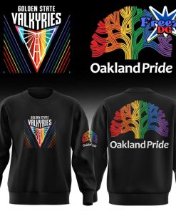 WNBA Golden State Valkyries Oakland Pride Black Sweatshirt