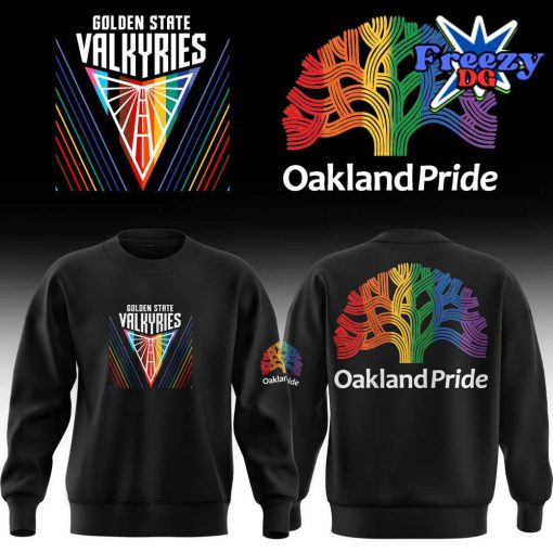 WNBA Golden State Valkyries Oakland Pride Black Sweatshirt