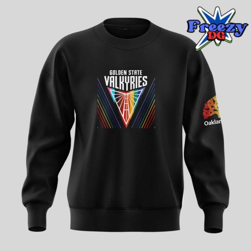 WNBA Golden State Valkyries Oakland Pride Black Sweatshirt