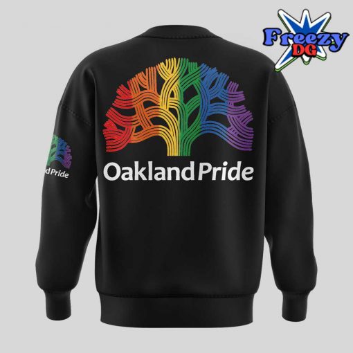 WNBA Golden State Valkyries Oakland Pride Black Sweatshirt