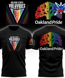 WNBA Golden State Valkyries Oakland Pride Black T-Shirt