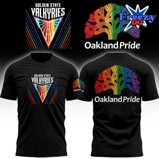 WNBA Golden State Valkyries Oakland Pride Black T-Shirt