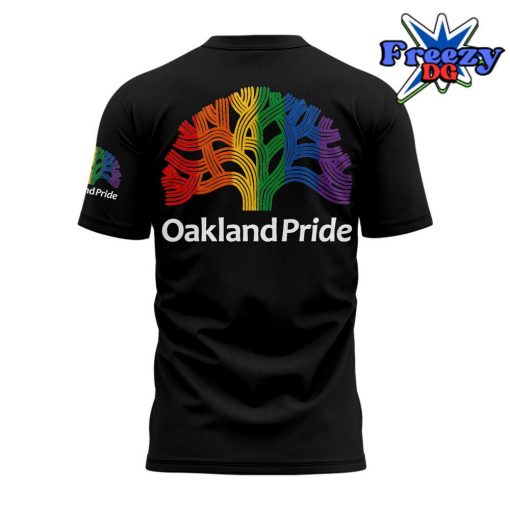 WNBA Golden State Valkyries Oakland Pride Black T-Shirt