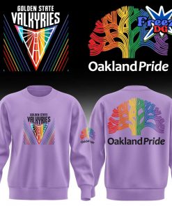 WNBA Golden State Valkyries Oakland Pride Purple Sweatshirt