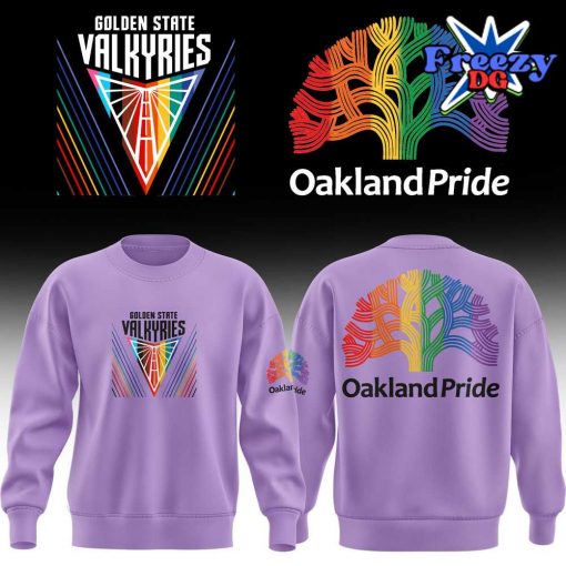 WNBA Golden State Valkyries Oakland Pride Purple Sweatshirt