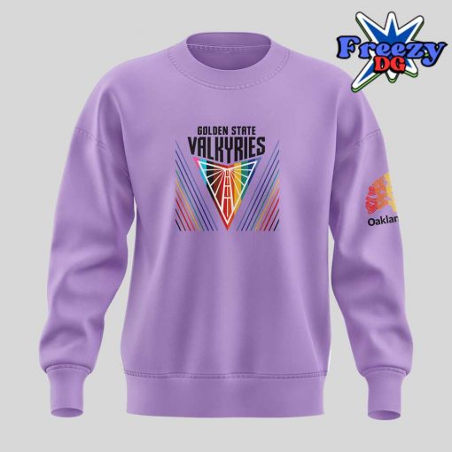 WNBA Golden State Valkyries Oakland Pride Purple Sweatshirt