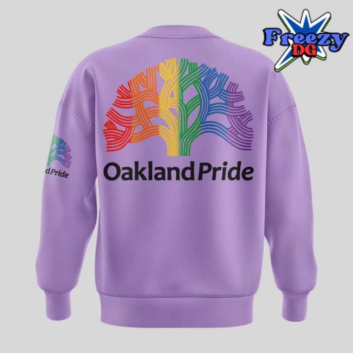 WNBA Golden State Valkyries Oakland Pride Purple Sweatshirt