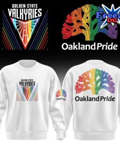 WNBA Golden State Valkyries Oakland Pride White Sweatshirt