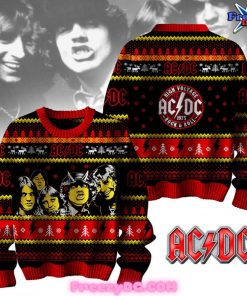 AC/DC High Voltage 1975 Rock & Roll Special Ugly Sweater