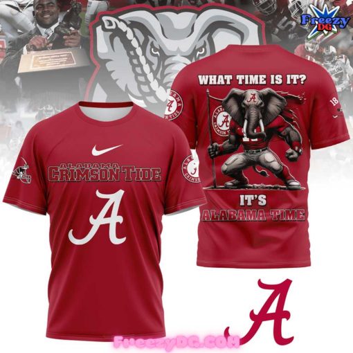 Alabama Crimson Tide What Time Is It Edition T-Shirt