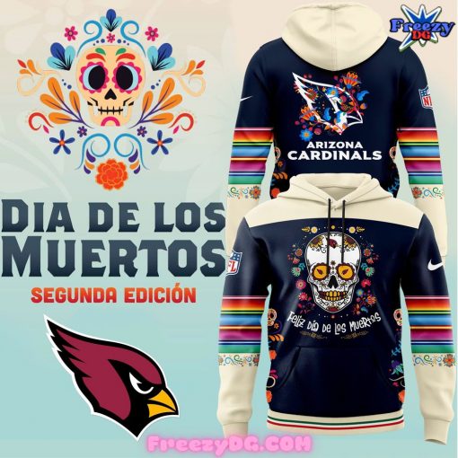 Arizona Cardinals Dia De Los Muertos 2024 Hoodie