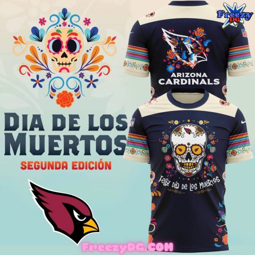 Arizona Cardinals Dia De Los Muertos T-Shirt